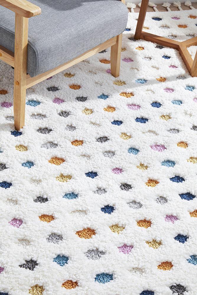 Amsterdam Polka Multi Rug - Cozy Rugs Australia