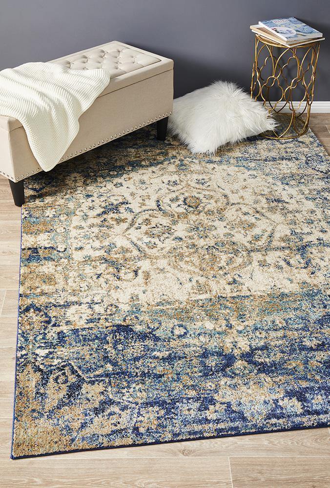 Anastasia 252 Blue Rug - Cozy Rugs Australia