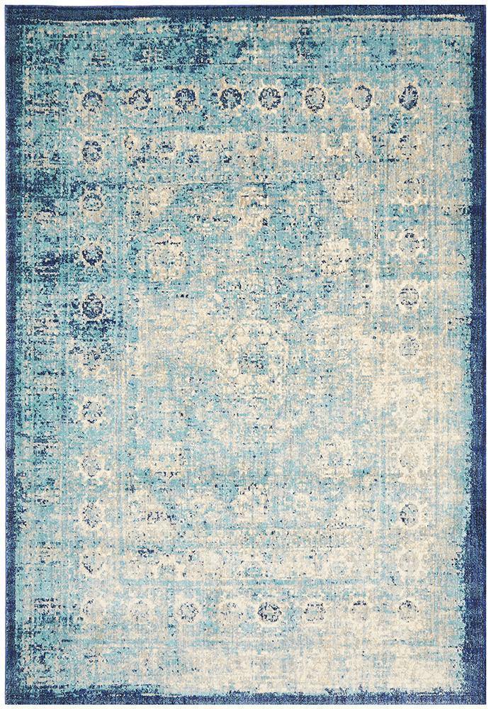 Anastasia 261 Blue Rug - Cozy Rugs Australia
