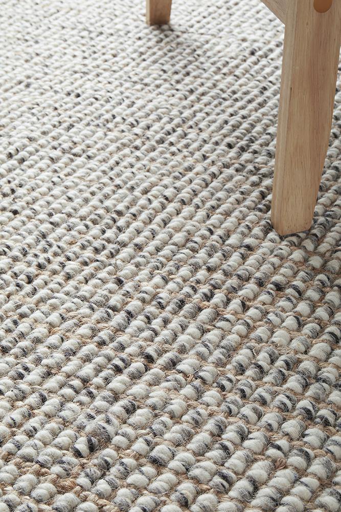 Arabella Grey Runner Rug - Cozy Rugs Australia