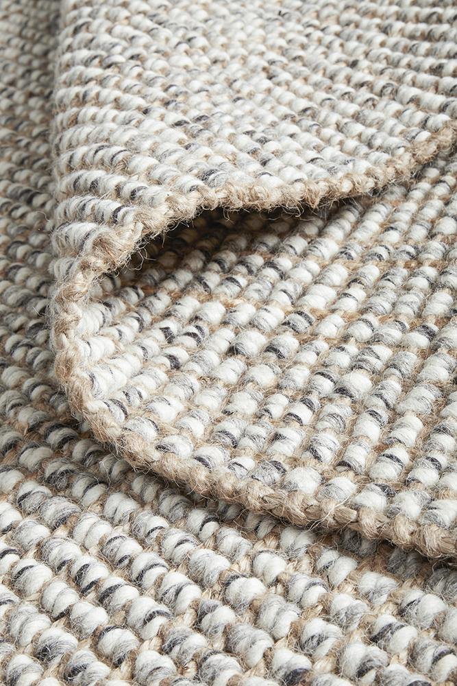 Arabella Grey Runner Rug - Cozy Rugs Australia