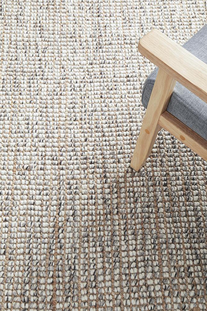 Arabella Grey Runner Rug - Cozy Rugs Australia