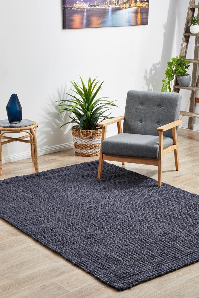 Atrium Barker Navy Rug - Cozy Rugs Australia