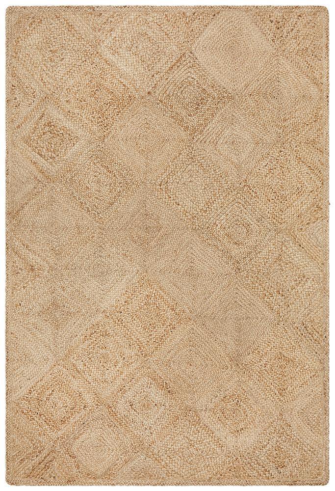 Atrium Hatch Natural Rug - Cozy Rugs Australia