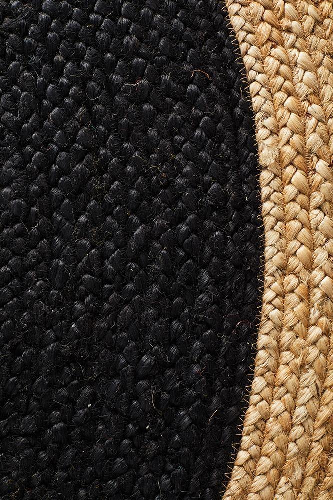 Atrium Polo Round Black - Cozy Rugs Australia