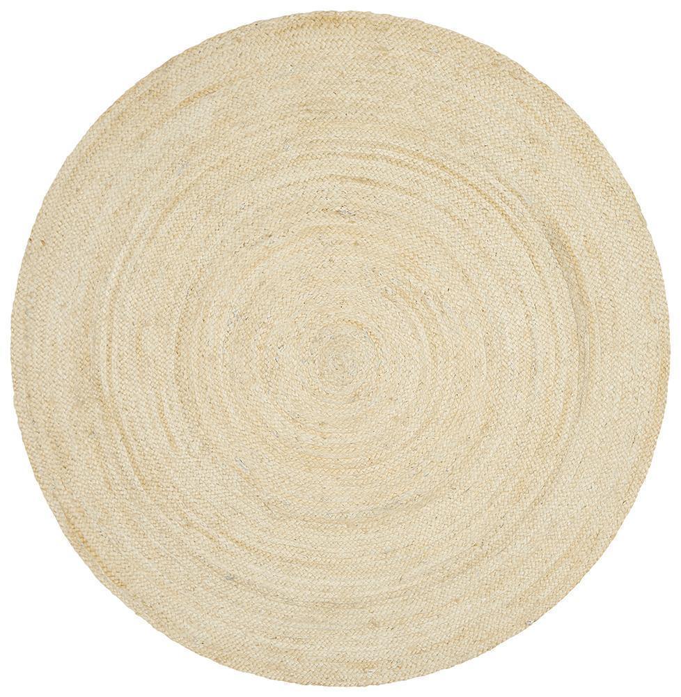 Atrium Polo Round Bleach - Cozy Rugs Australia