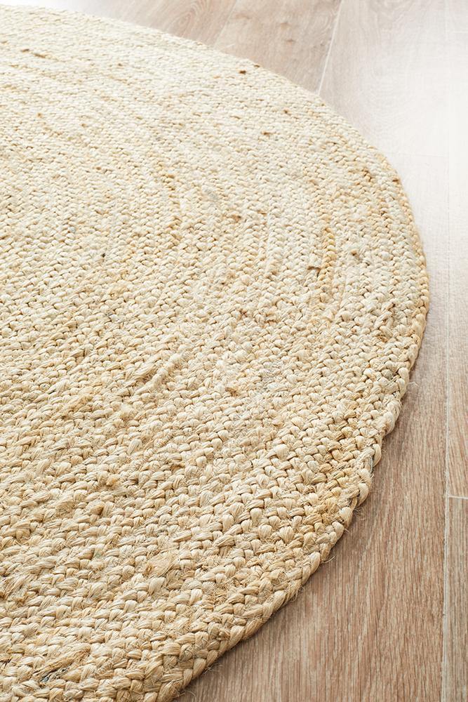 Atrium Polo Round Bleach - Cozy Rugs Australia