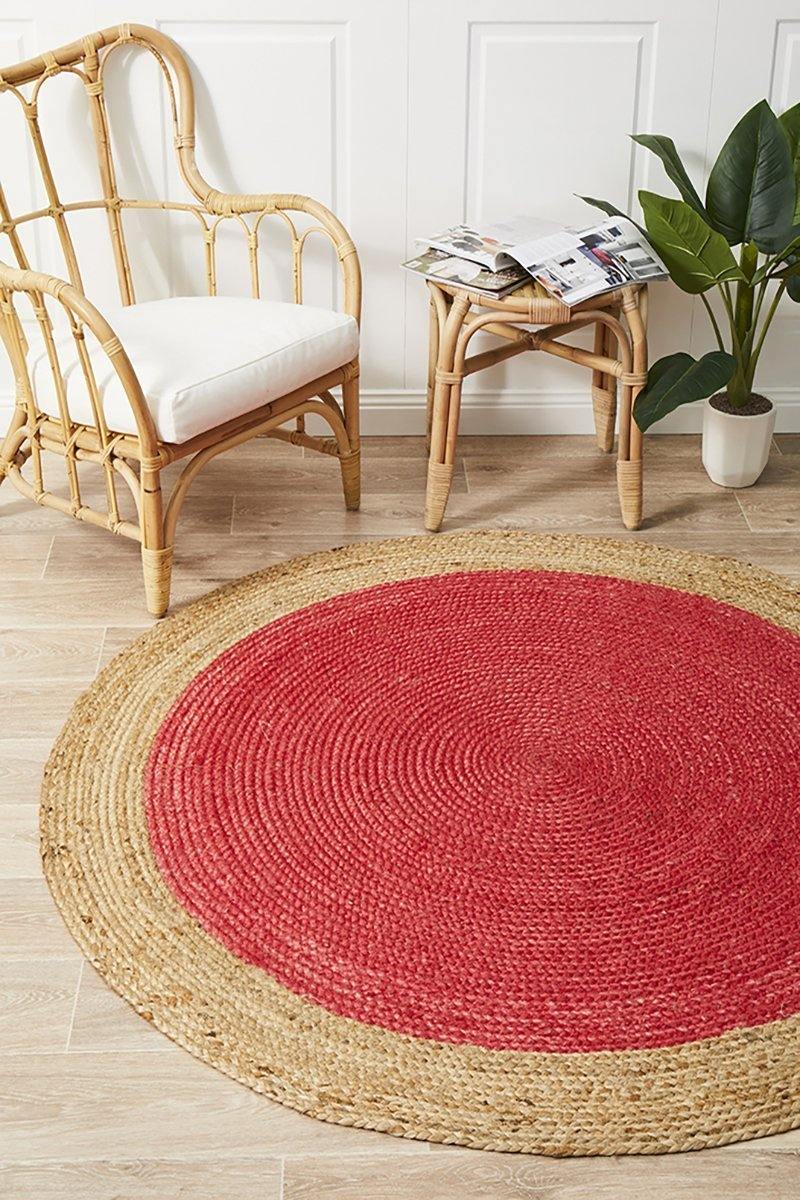 Atrium Polo Round Cherry - Cozy Rugs Australia