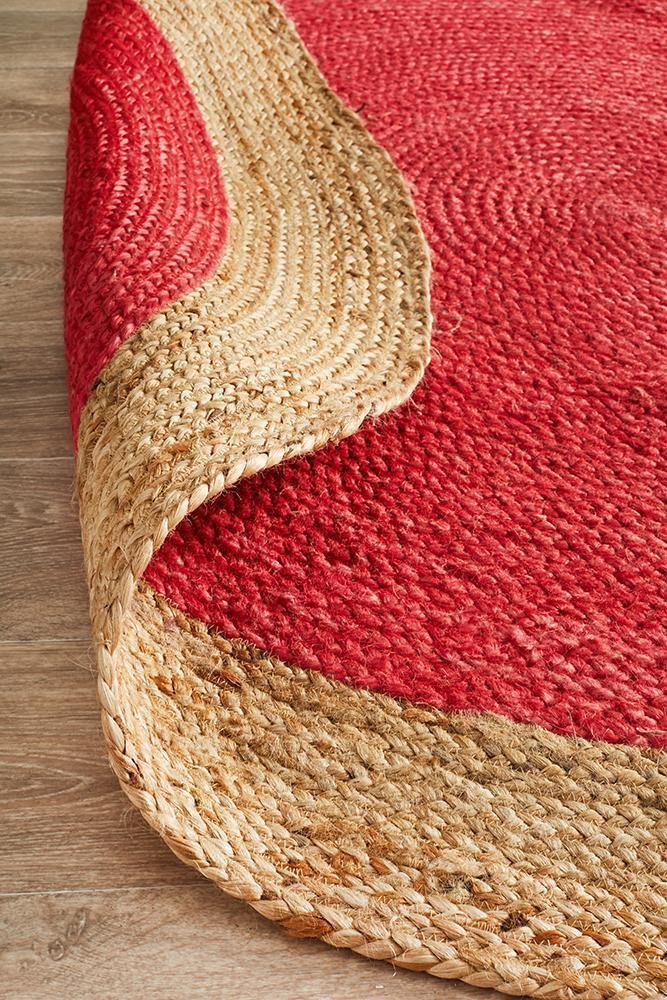 Atrium Polo Round Cherry - Cozy Rugs Australia