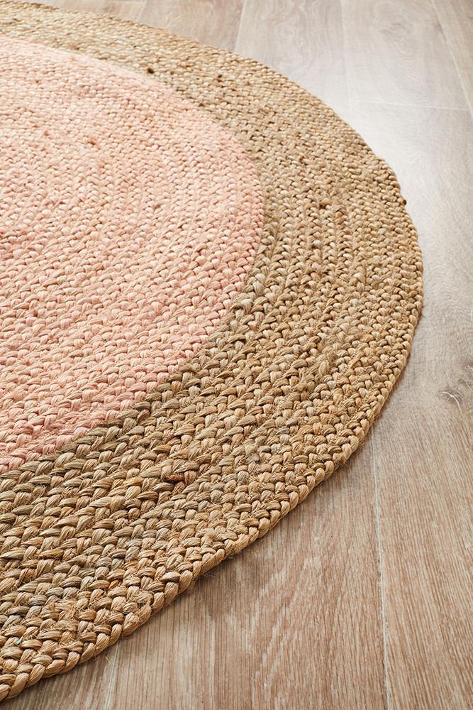 Atrium Polo Round Pink - Cozy Rugs Australia
