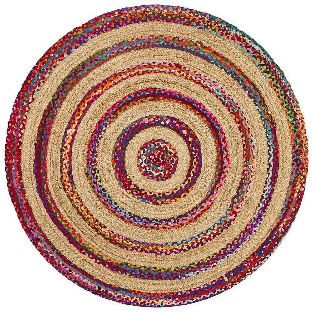 Atrium April Target Cotton and Jute Rug - Cozy Rugs Australia