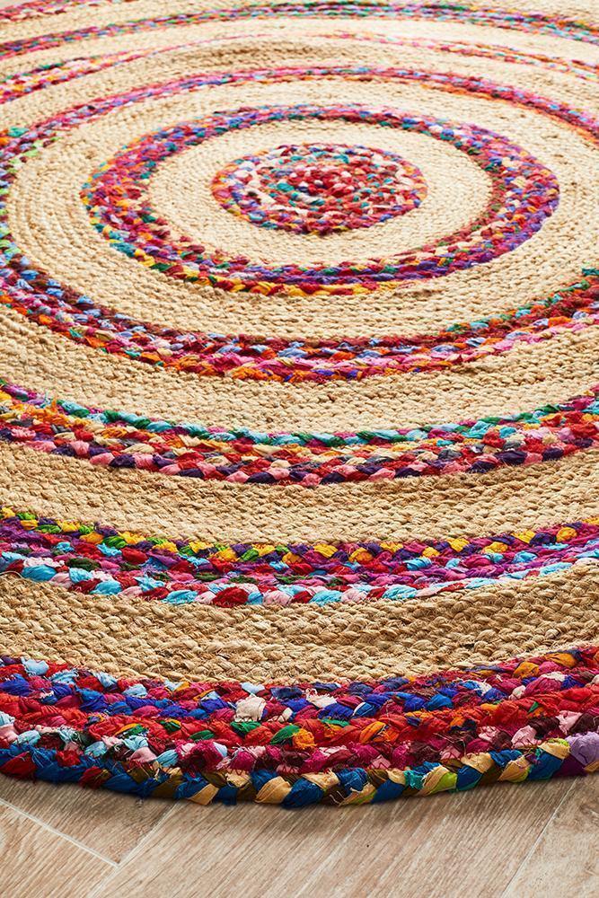 Atrium April Target Cotton and Jute Rug - Cozy Rugs Australia