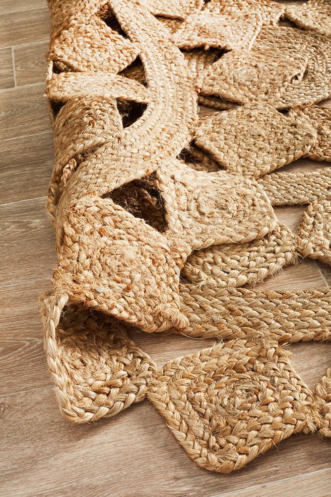 Atrium Tessellate Natural Rug - Cozy Rugs Australia