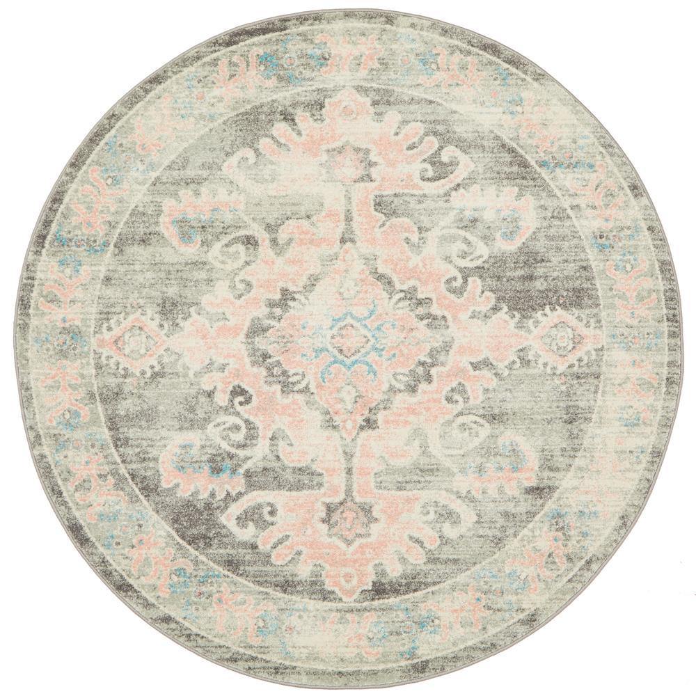Avenue 701 Grey Round Rug - Cozy Rugs Australia