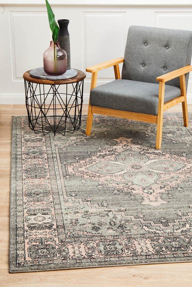 Avenue 703 Grey Rug - Cozy Rugs Australia