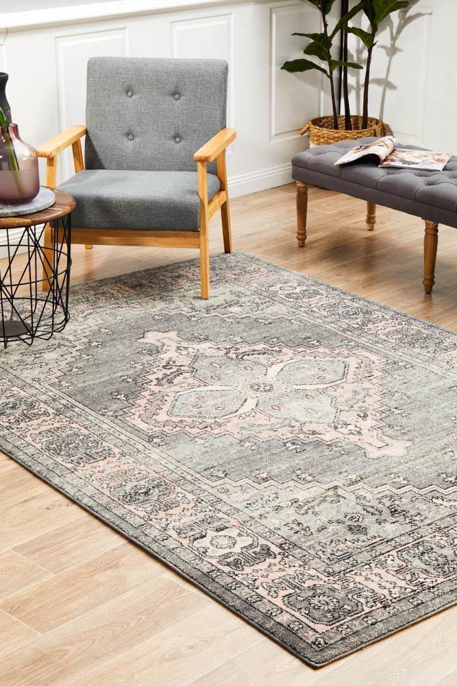 Avenue 703 Grey Rug - Cozy Rugs Australia