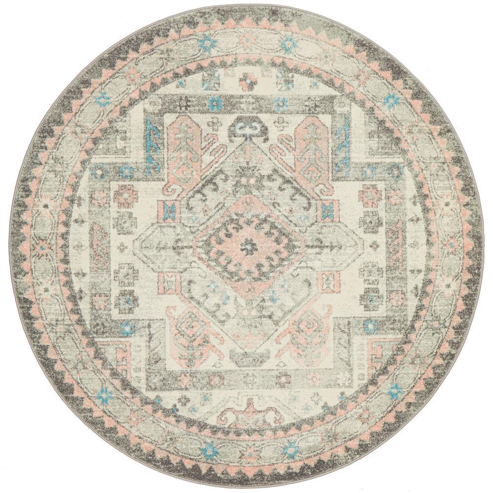 Avenue 704 Silver Round Rug - Cozy Rugs Australia