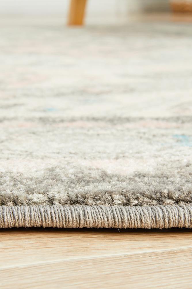 Avenue 704 Silver Round Rug - Cozy Rugs Australia