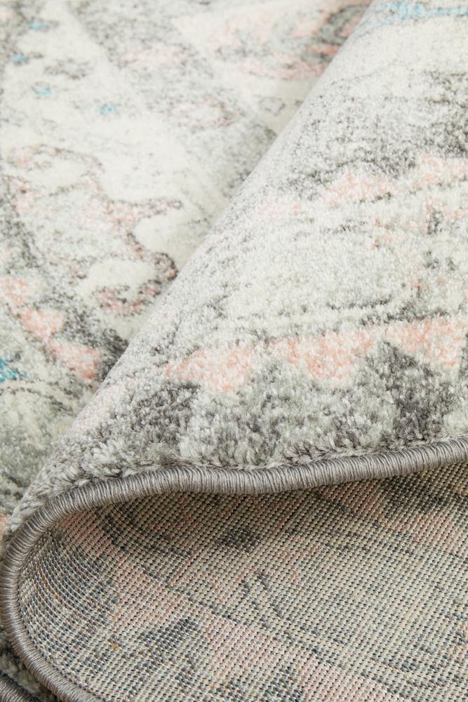 Avenue 704 Silver Round Rug - Cozy Rugs Australia