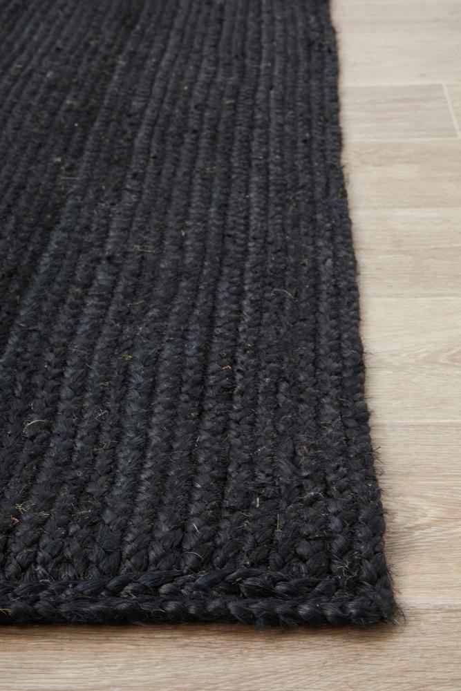 Bondi Black Rug - Cozy Rugs Australia
