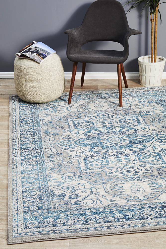 Babylon 207 Blue - Cozy Rugs Australia