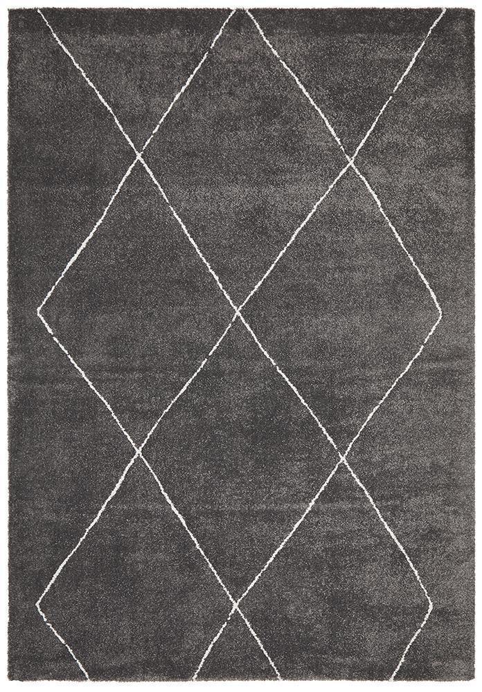 Rug Culture Broadway 931 Charcoal - Cozy Rugs Australia