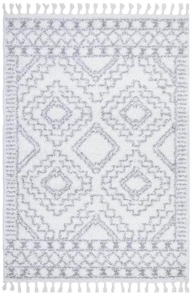 Casablanca Fez White Rug - Cozy Rugs Australia