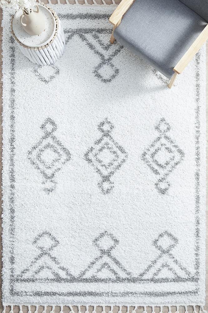 Casablanca Temara White Rug - Cozy Rugs Australia