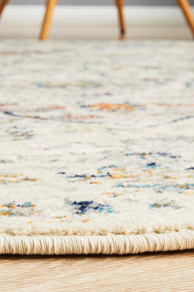 Century 911 Silver Round Rug - Cozy Rugs Australia