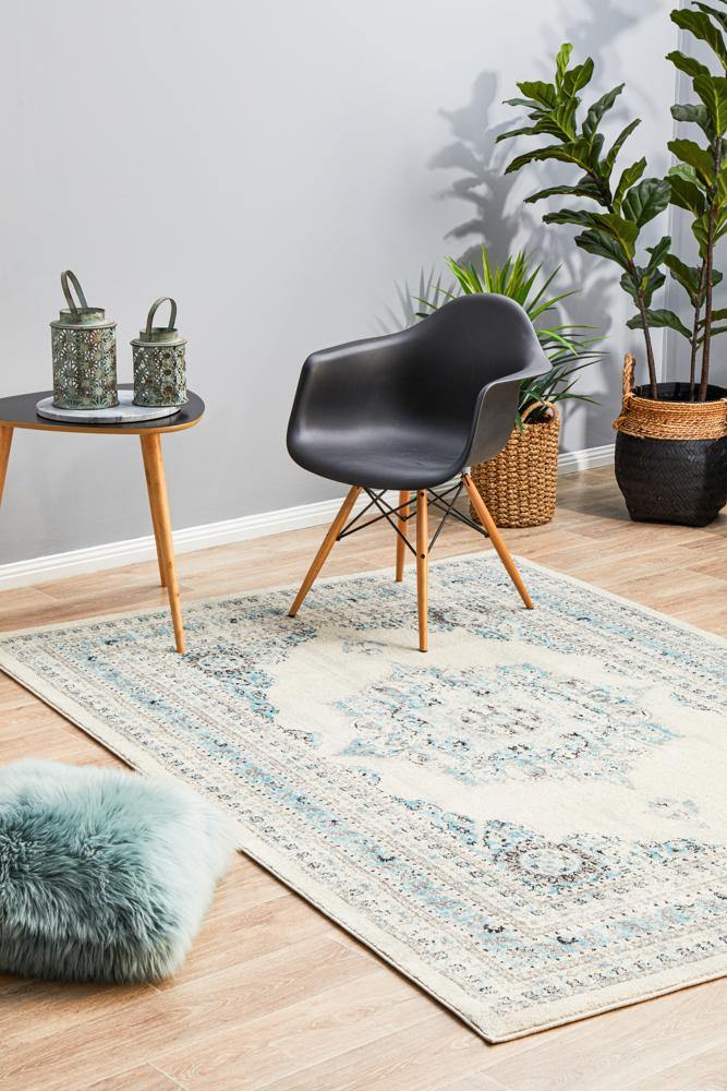 Century 922 White Rug - Cozy Rugs Australia