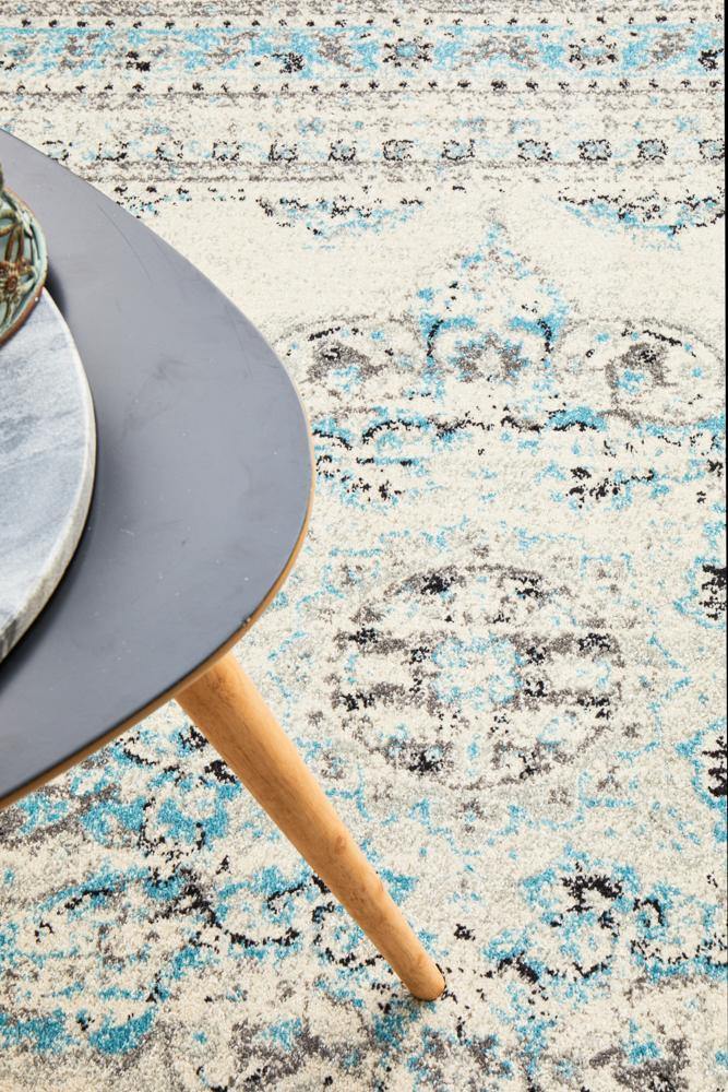 Century 922 White Rug - Cozy Rugs Australia