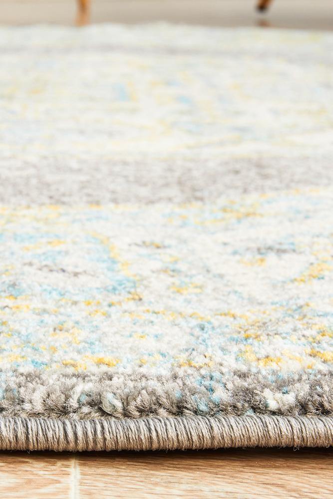 Century 944 Grey Round Rug - Cozy Rugs Australia