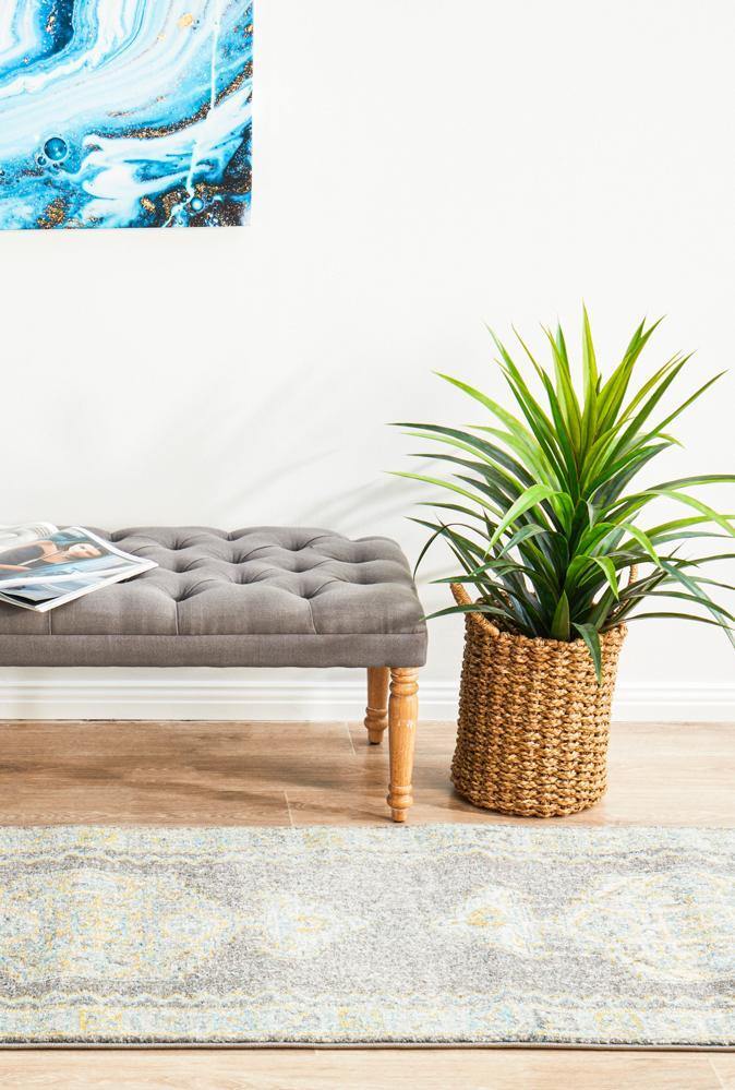 Century 944 Grey Runner Rug - Cozy Rugs Australia