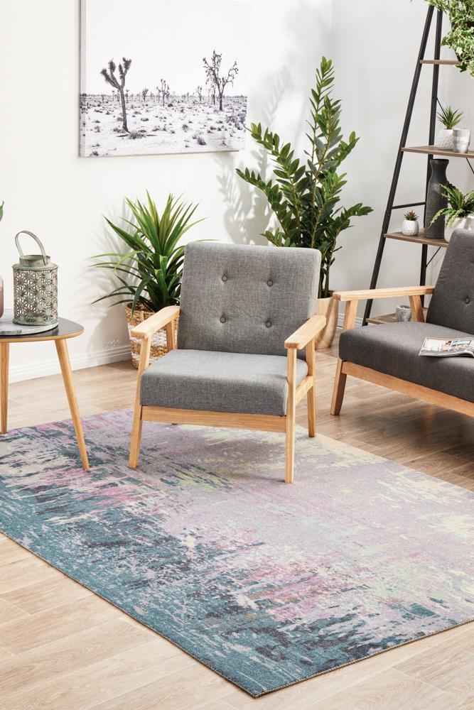 City Monet Stunning Violet Rug - Cozy Rugs Australia