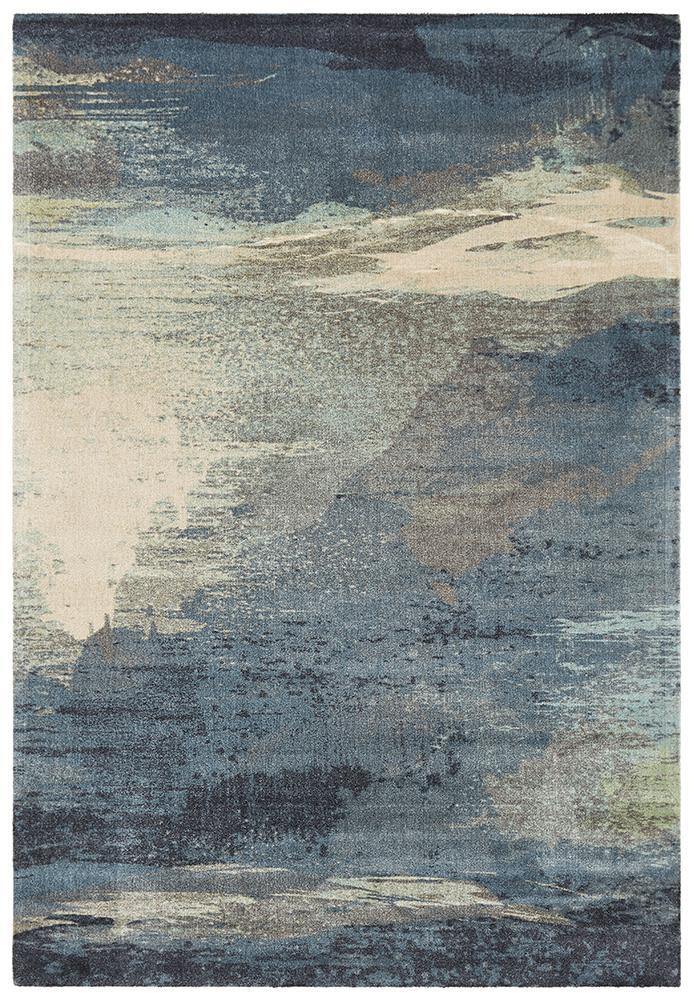 City Monet Stunning Blue Rug - Cozy Rugs Australia