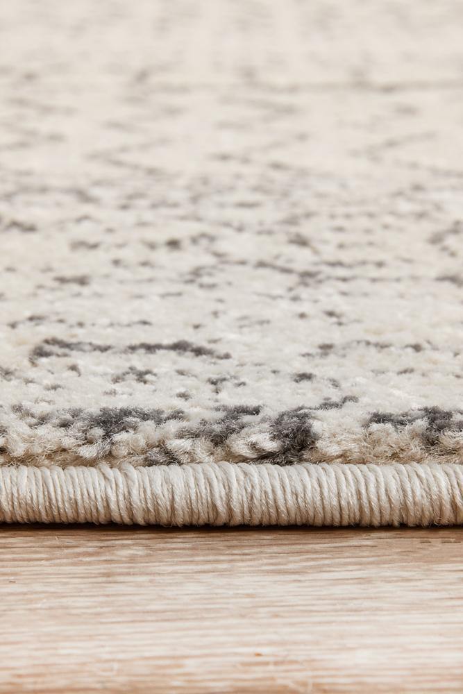 Chrome Harper Silver Round Rug - Cozy Rugs Australia