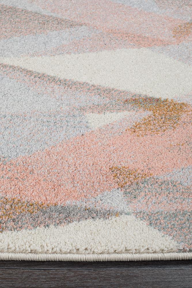 Dimensions Divinity Shatter Blush Modern Runner Rug - Cozy Rugs Australia