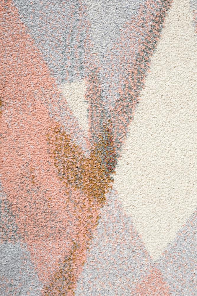 Dimensions Divinity Shatter Blush Modern Runner Rug - Cozy Rugs Australia