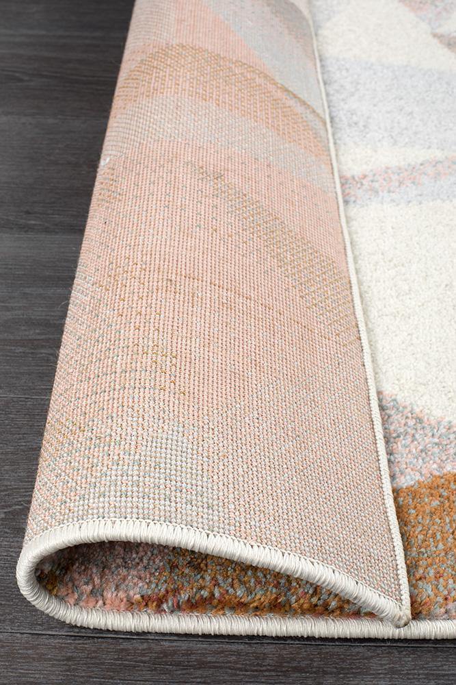 Dimensions Divinity Shatter Blush Modern Runner Rug - Cozy Rugs Australia
