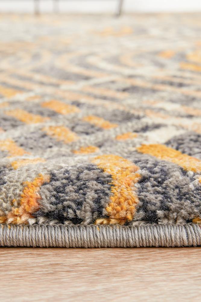 Dreamscape Flurry Modern Charcoal Rug - Cozy Rugs Australia