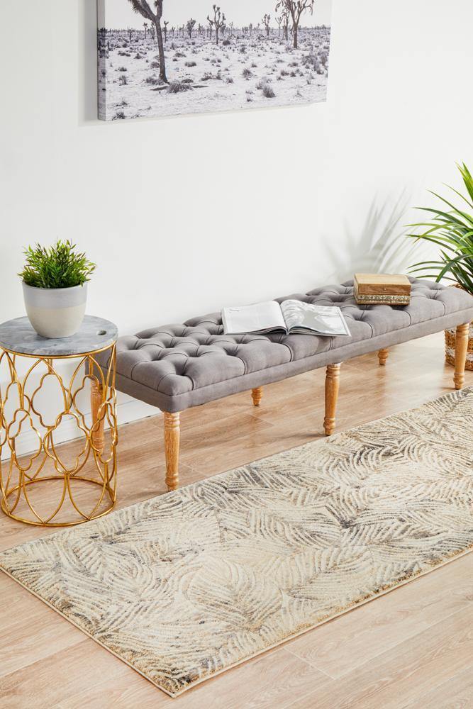 Dreamscape Artistic Nature Modern Charcoal Runner Rug - Cozy Rugs Australia