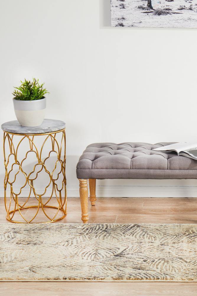 Dreamscape Artistic Nature Modern Charcoal Runner Rug - Cozy Rugs Australia