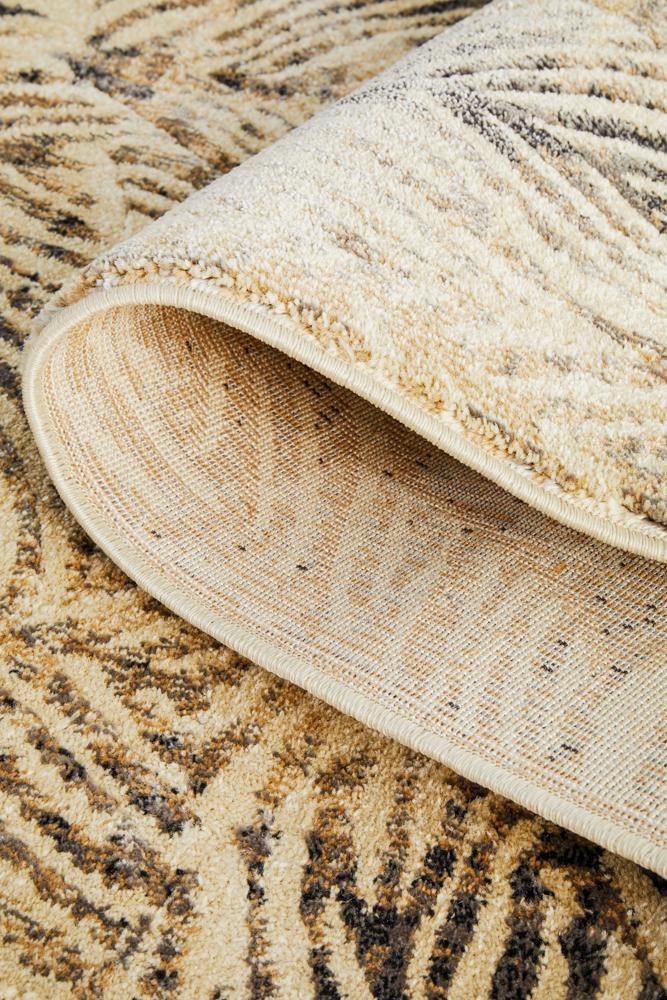 Dreamscape Artistic Nature Modern Charcoal Runner Rug - Cozy Rugs Australia