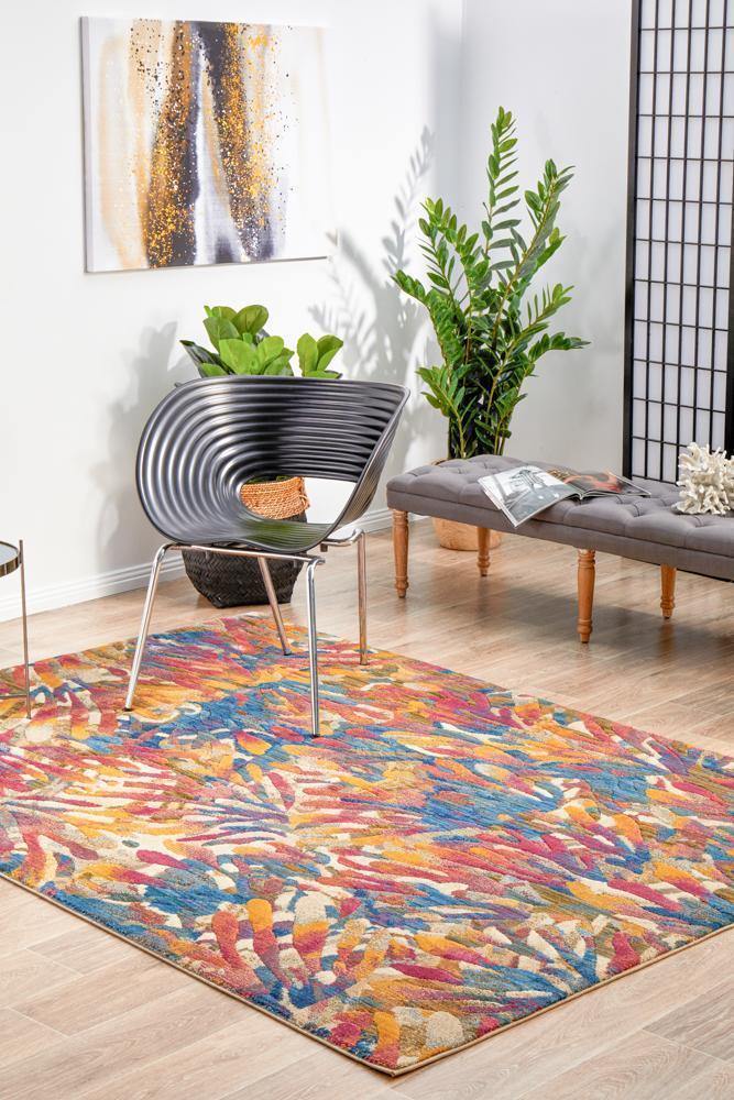 Dreamscape Memories Modern Tropical Rug - Cozy Rugs Australia