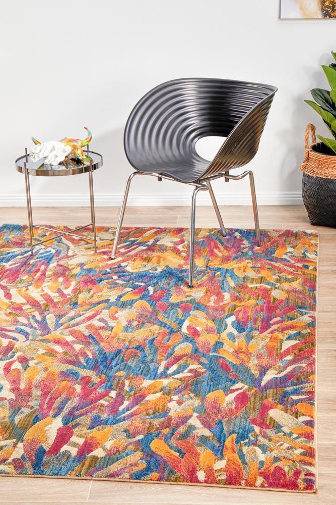 Dreamscape Memories Modern Tropical Rug - Cozy Rugs Australia
