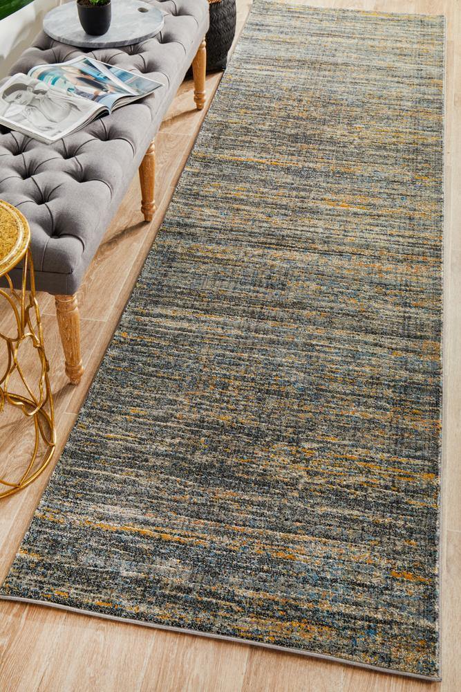 Dreamscape Distinguish Modern Slate Runner Rug - Cozy Rugs Australia