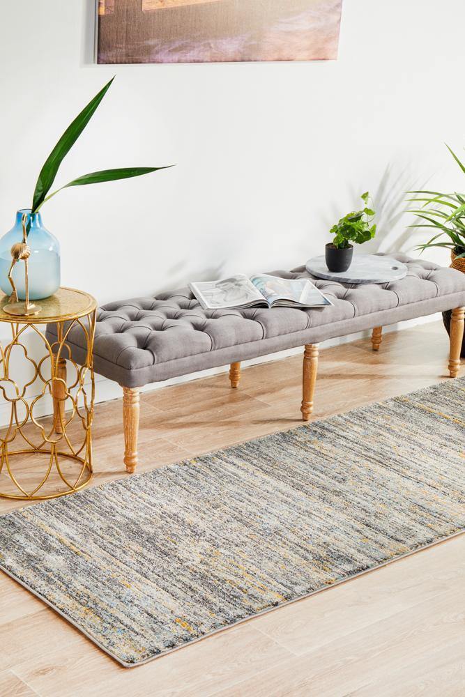 Dreamscape Distinguish Modern Slate Runner Rug - Cozy Rugs Australia