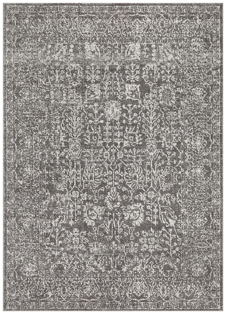Evoke Homage Grey Transitional Rug - Cozy Rugs Australia