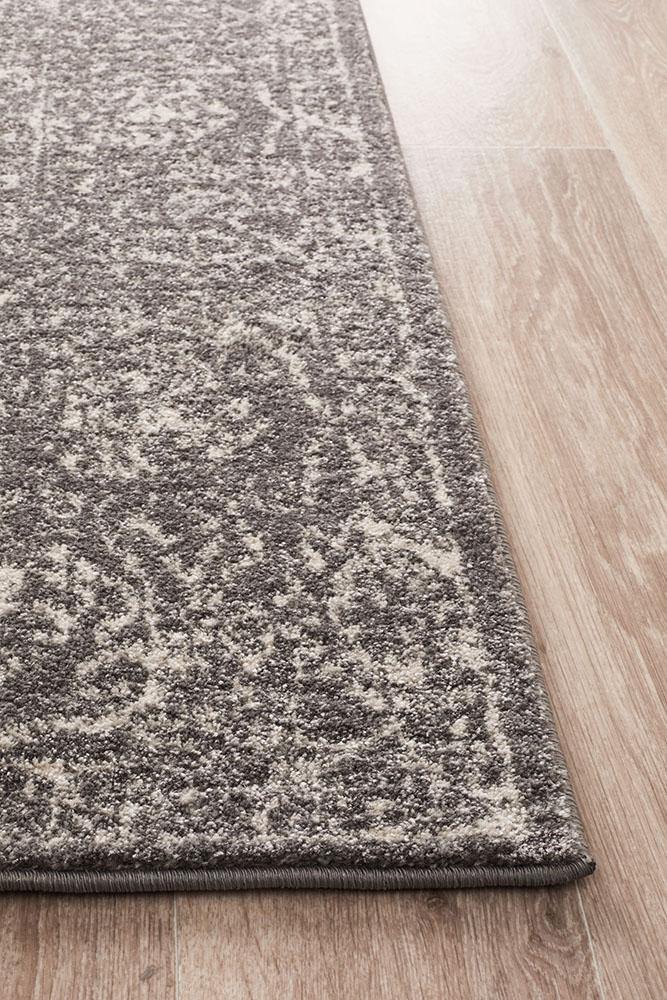 Evoke Homage Grey Transitional Rug - Cozy Rugs Australia