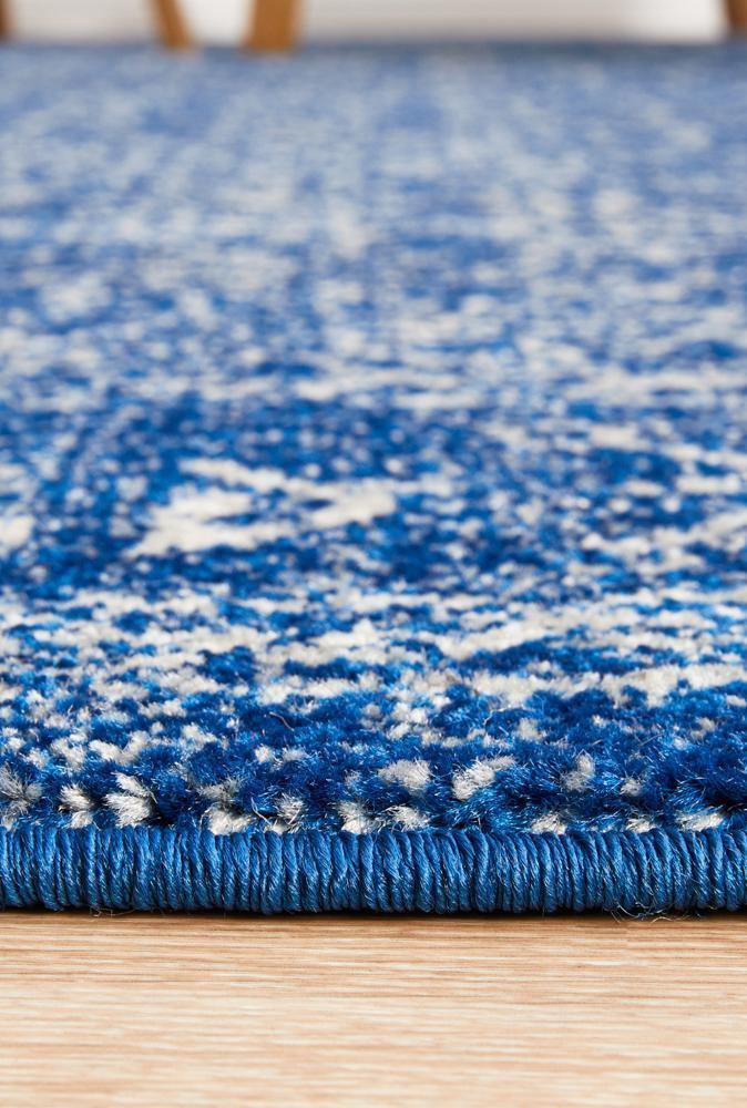 Evoke Artist Navy Transitional Rug - Cozy Rugs Australia